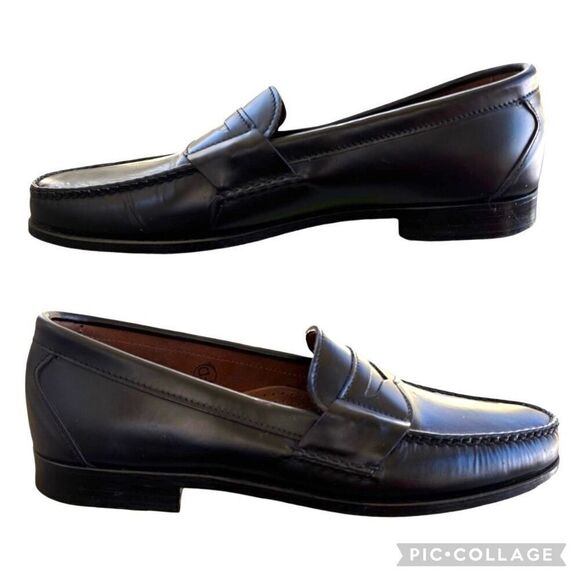 Allen Edmonds Walden Penny Loafer Dress Shoes Men’s Size 10 2A Black Leather main image 2